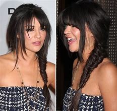 Image result for Fishtail Braid with Bangs