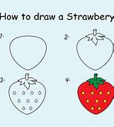 Image result for strawberry drawing tutorial