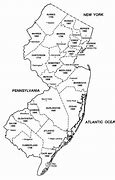 Image result for Map of NJ Suitable for Framing