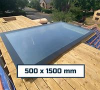 Image result for Flat Roof Skylight Sizes