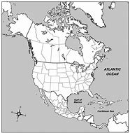 Image result for North America Map with States