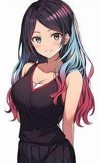 Image result for Anime Girl Hair