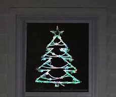 Image result for LED Christmas Tree Window Outline