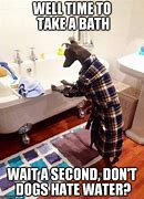 Image result for Green Dog Bathtub Meme