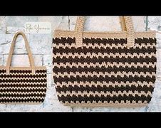 Image result for Tas Rajut Double Crochet