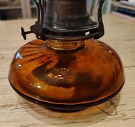 Image result for Amber Glass Oil Lamp