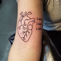 Image result for Anatomical Heart and Gear Tattoo