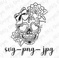 Image result for Sugar Skull with Bow