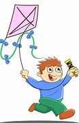 Image result for Boy Flying Kite Clip Art