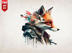 Image result for Cyberpunk Fox Art