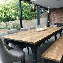 Image result for Rustic Farmhouse Dining Room Tables