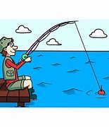 Image result for Man Fishing Drawing