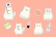 Image result for Korean Cat Aesthetic Stickers