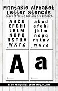 Image result for Cut Out Letter Stencils to Print N