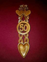 Image result for Welsh Love Spoons 40th Anniversary