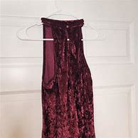 Image result for Burgundy Dress Halter Top