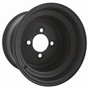 Image result for Black Steel Wheels 15 X 10 Steelies