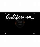 Image result for California Black License Plate