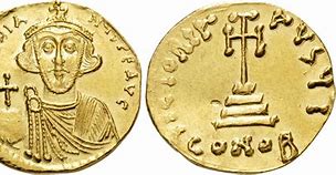 Image result for Justinian II 8th Century Coin