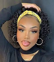 Image result for Curly Half Wigs with Headband