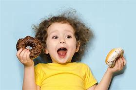 Image result for Kids Eating Donuts