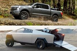 Image result for F 150 Lightning vs Tesla Cybertruck