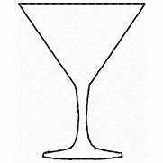 Image result for Martini Glass Silhouette