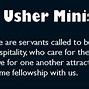 Image result for Baptist Church Usher