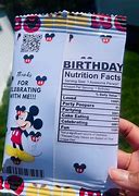 Image result for Mickey Mouse Chip Bag Template