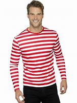 Image result for Red Line Striped Shirt