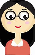 Image result for Lady with Glasses Clip Art