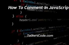 Image result for Comment in JavaScript