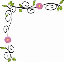 Image result for Elegant Floral Border Clip Art