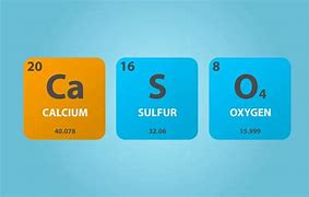 Image result for Calcium Sulfate Structure