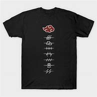 Image result for naruto akatsuki shirt