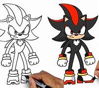 Image result for Shadow Drawing Easy Sonic