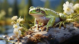 Image result for White Tree Frog On a Branch