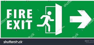 Image result for Exit Safety Sign