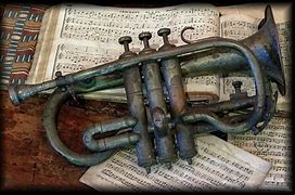 Image result for Antique Trumpet