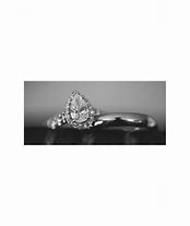 Image result for Pear-Shaped Engagement Ring with Hal