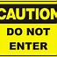 Image result for Do Not Enter in Red Paint