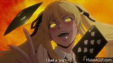 Image result for Kakegurui Baka GIF