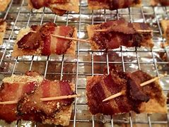 Image result for Bacon Wrapped Crackers