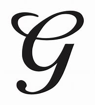 Image result for Cursive G Font