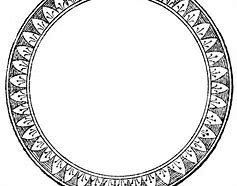 Image result for Clip Art of Round Frame