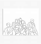 Image result for BTS Easy Line Art