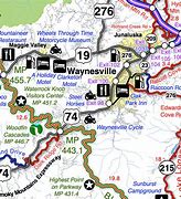 Image result for Blue Ridge Parkway Map with Overlooks