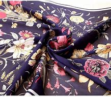 Image result for Floral Silk Scarf Square