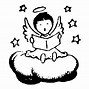 Image result for Angel Clip Art Free Black and White