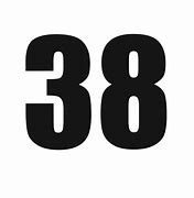 Image result for White 38 Numbers